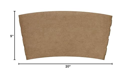 Karat Coffee Cup Sleeves Traditional Corrugated Coffee Cup Jackets - Image 7