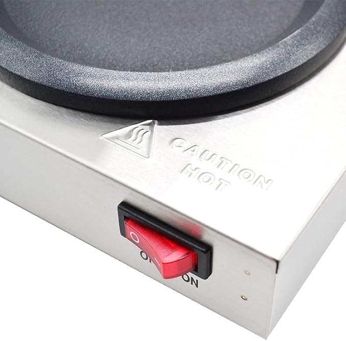 Commercial Coffee Decanter Warm Plate, Stainless Steel Structure - Image 6