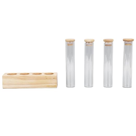 Coffee Bean Jars Canisters Solid Wood Base Airtight Storage Containers Single by Restokki