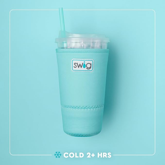 Swig Life Large Iced Cup Coolie, 30-32oz Iced Coffee Cup Insulator Sleeve - Image 4
