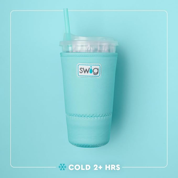 Swig Life Large Iced Cup Coolie, 30-32oz Iced Coffee Cup Insulator Sleeve - Image 4