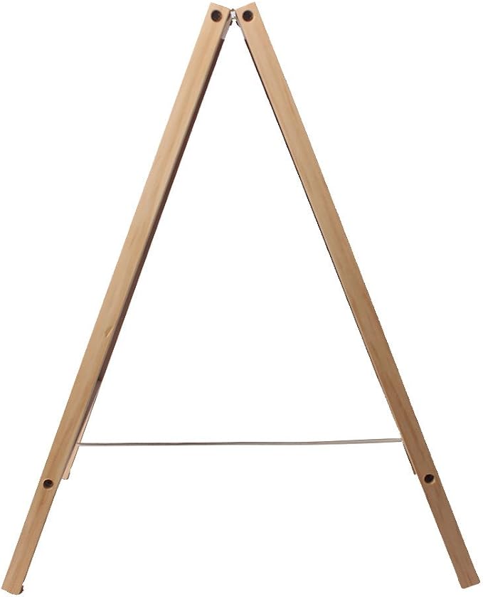 Freestanding Wooden A Frame Double Sided Chalkboard - Image 3