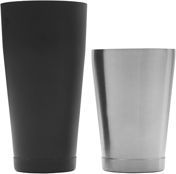 Houdini Boston Cocktail Shaker, 800 ml Two-Piece Stainless Steel and Black - Image 5