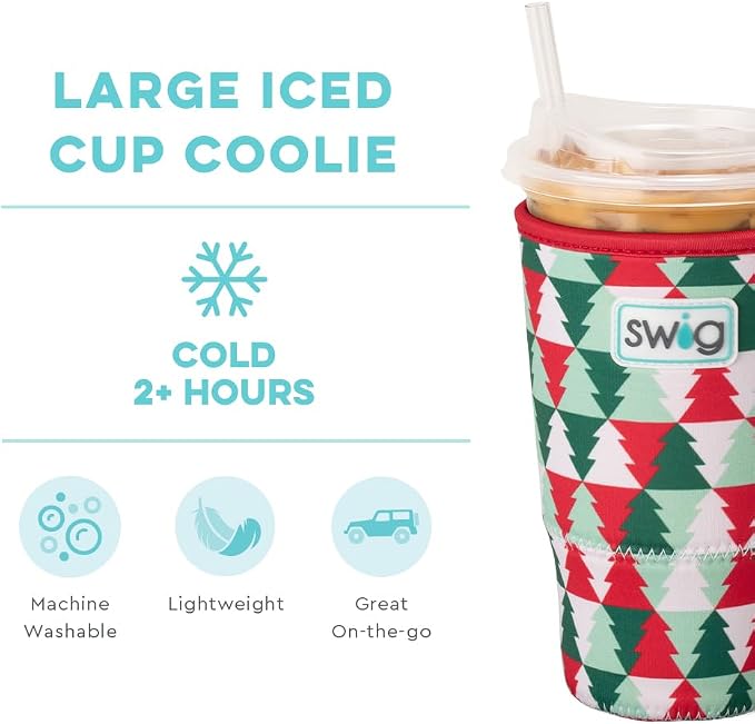 Swig Life Large Iced Cup Coolie, 30-32oz Iced Coffee Cup Insulator Sleeve - Image 4