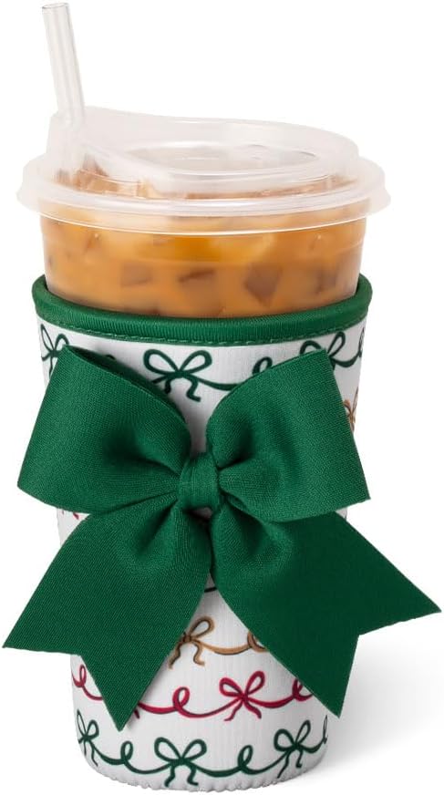 Swig Life Medium Iced Cup Coolie, Standard 22oz Iced Coffee Cup Insulator Sleeve by SwigLife