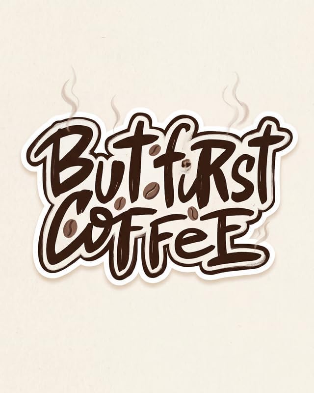 Lawrence Williams Designs But First Coffee Poster by LawrenceWilliamsDesigns