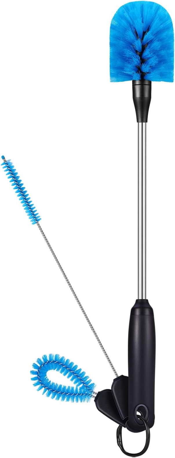 MOSOLAN 3-in-1 Stainless Steel Bottle Brush and Straw Cleaning Set, Long Handle by mosolan