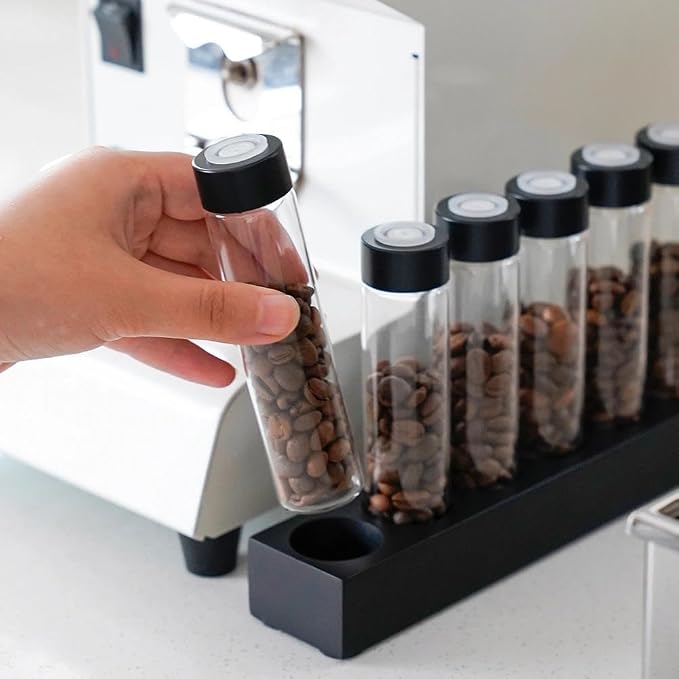 watchget Coffee Bean Container 6PCS Coffee Bean Cellars Tubes Single Dose - Image 6