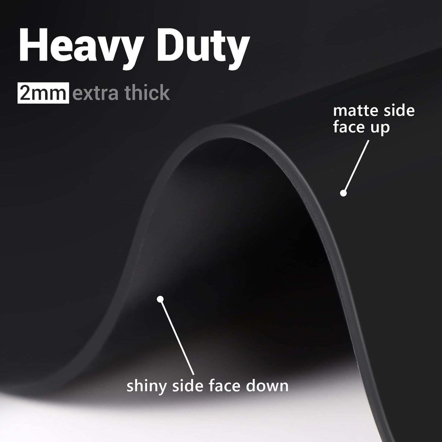Ewen 31.6"x23.5" Large Silicone Kitchen Counter Mat, 2mm Thick Heat Resistant Silicone Countertop Protector Mat Cover for Baking Air Fryer Toaster Oven Microwave Coffee Maker Cutting Board Drill Black