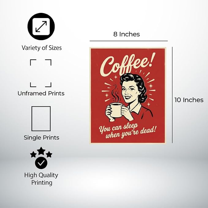 Lawrence Williams Designs Coffee Humor Poster - Image 2