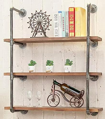 Industrial Wall Mounted Iron Floating Pipe by BIXIRAODesignHomeForYou
