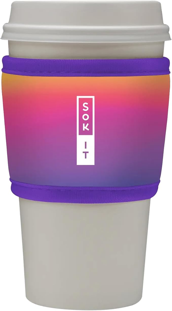 Sok It HotSok Coffee & Tea Reusable Insulated Neoprene Cup Sleeve by SokIt