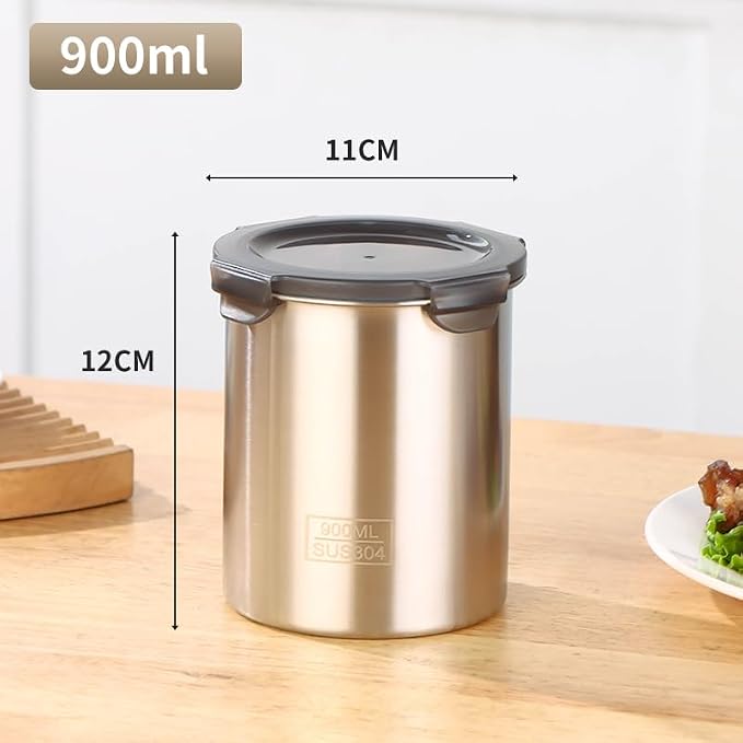 Stainless Steel Vacuum Seal Coffee Canister - Image 2