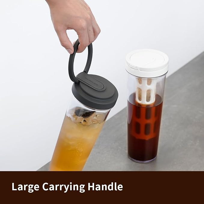 watchget Portable Cold Brew Coffee Maker 34oz/1L Iced Coffee Maker and Tea - Image 7