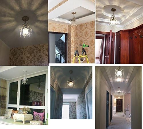 Mini Style Crystal Chandelier Pendant Light White - Image 7