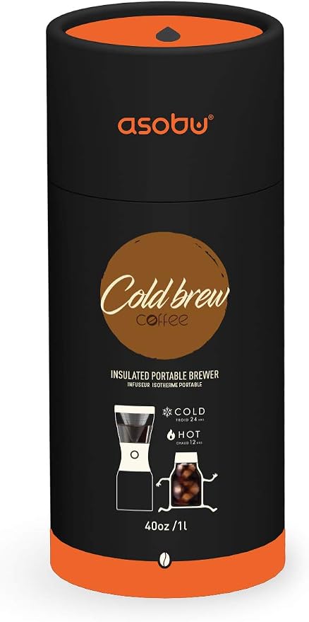 asobu Cold Brew Coffee Maker, Award-Winning 40oz Insulated Cold Brew Brewer - Image 4