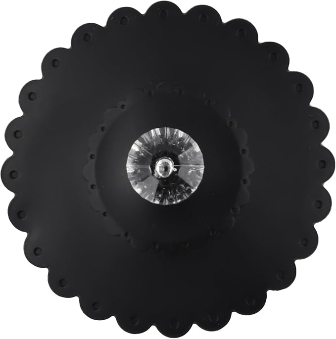 Silicone Cup Lid with Diamond Flower Pattern, Reusable Anti-Dust Cover by Unknown