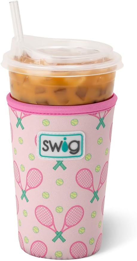 Swig Life Medium Iced Cup Coolie, Standard 22oz Iced Coffee Cup Insulator Sleeve by SwigLife