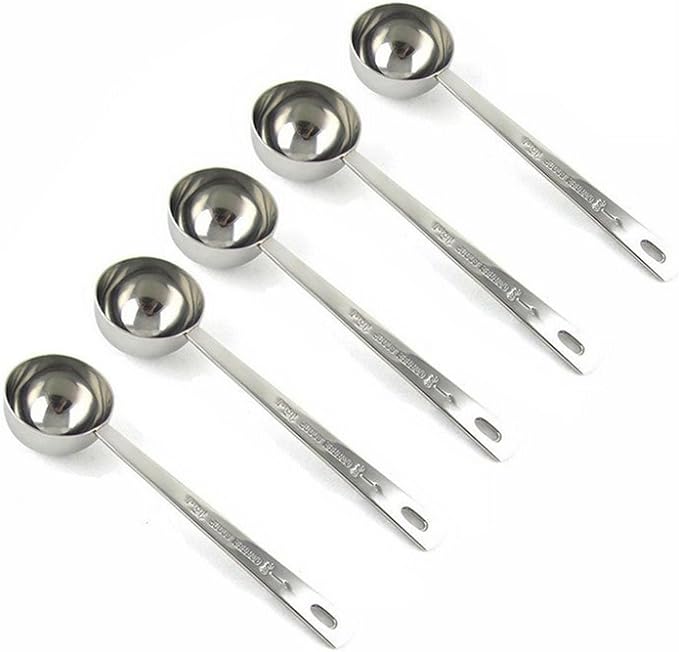 Stainless Steel 1 Tablespoon Measuring Coffee Scoop Spoon by Jasni