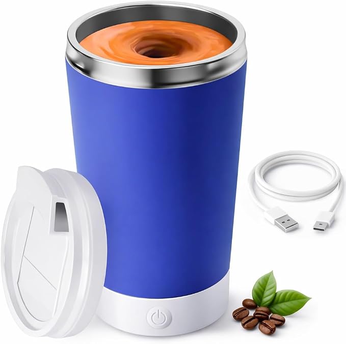 Self Stirring Coffee Mug, 13.5oz Rechargeable Automatic Mixing Cup by Unknown