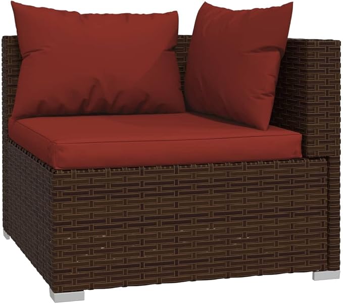 7-Piece Garden Lounge Set, Modular Conversation Furniture - Image 4