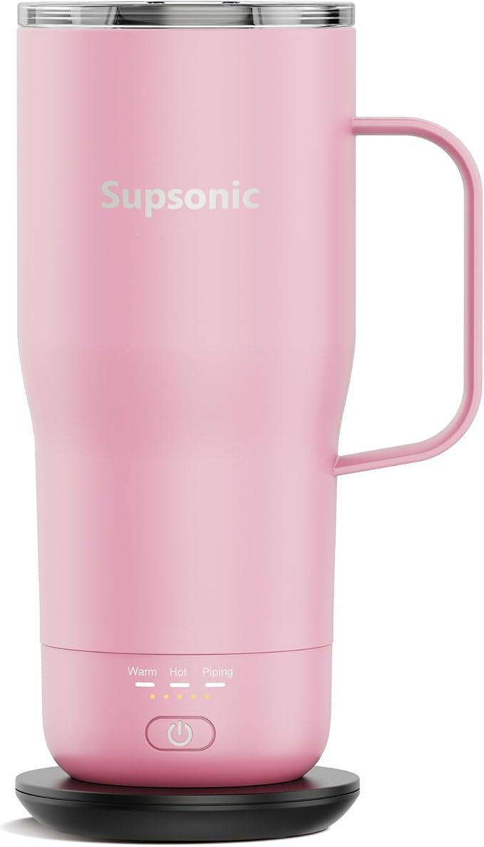 Supsonic - Smart Heated Coffee Mug, 20oz Rechargeable Self Heating Mug by Supsonic
