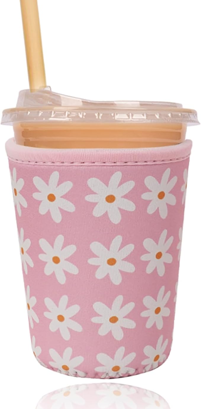 Reusable Insulated Sleeve for Iced Coffee Cup, Coffee Neoprene Sleeve for Cold by Unknown