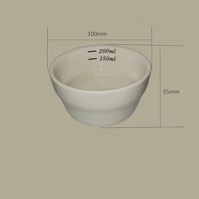 Rattleware Ceramic Cupping White Bowl - Image 2