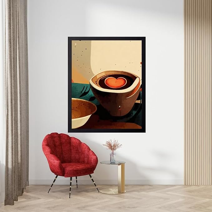 Lawrence Williams Designs Heart Coffee Poster - Image 3