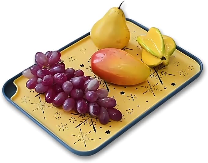 Christmas 2-Tier Drain Tray, Fruit Bowl Rack Drainage Water Drip, Plastic Tea by OULIGET