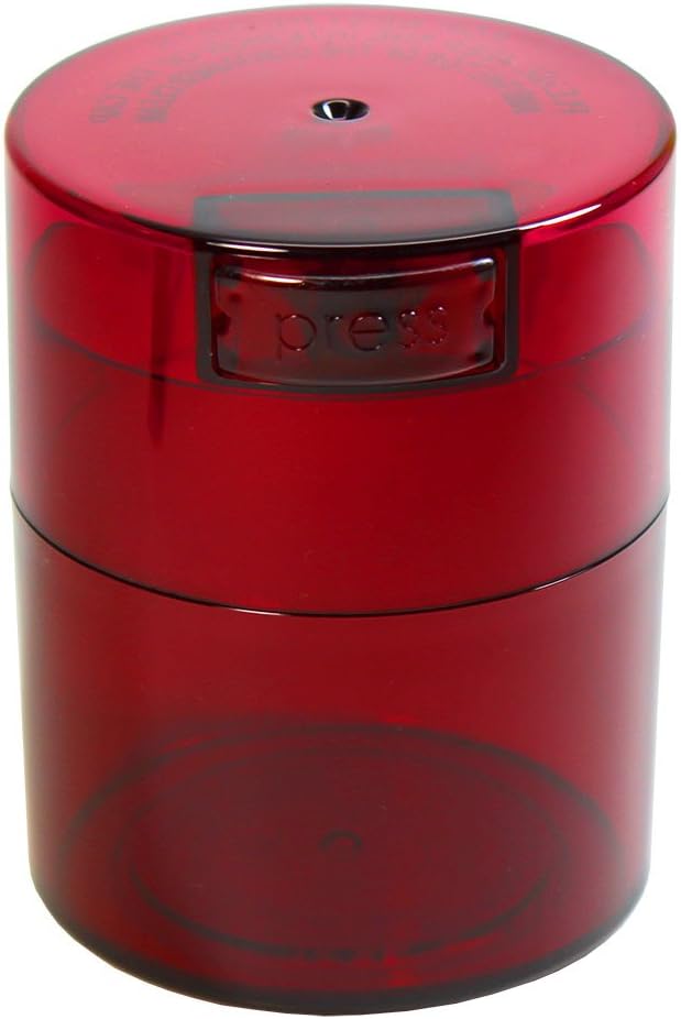 Tightvac - Premium Airtight Herb Storage Container - Holds ½ oz to 3 ounces - by Tightpac+America+Inc.