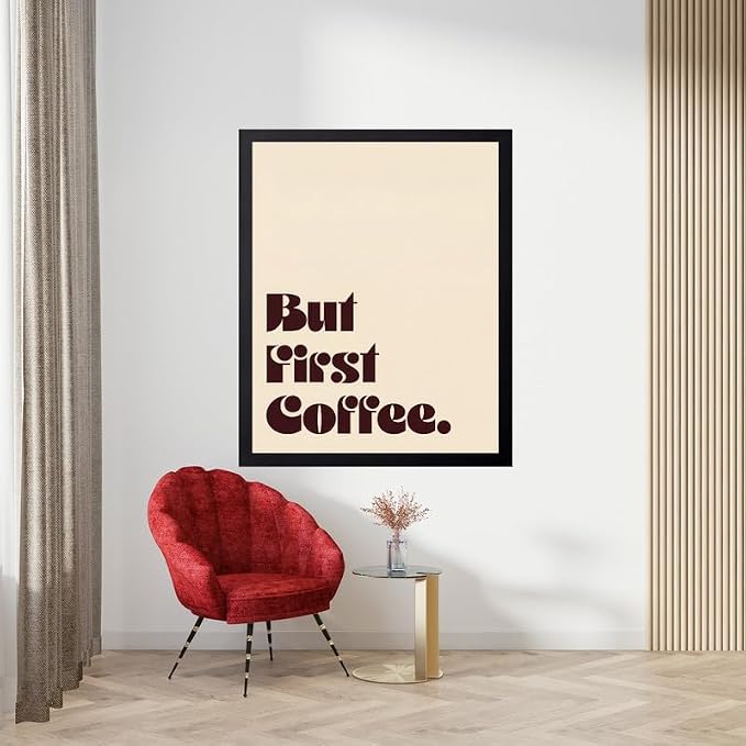 Lawrence Williams Designs But First Coffee Poster - Image 3
