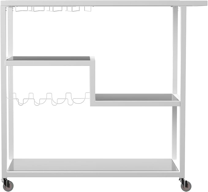 Holly & Martin Zephs Bar Cart White - Image 3