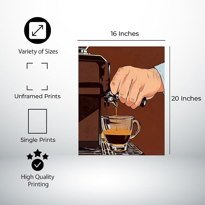 Lawrence Williams Designs Espresso Coffee Machine Poster - Image 2