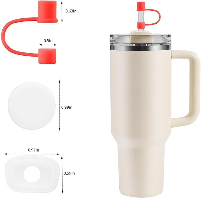 MOLOSLEEVE 21 Colors Straw Toppers Include A Set of Leak-proof Plugs, - Image 3