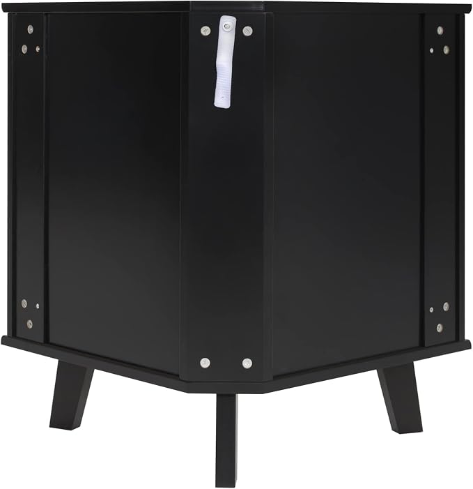 Scurrty Small Corner Table, Free-Standing Shelf Stand Storage Organizer - Image 10