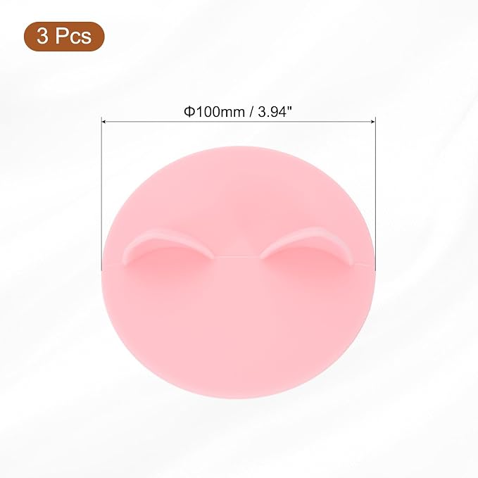 uxcell 3Pcs Silicone Cup Lids, 3.9 Inch Mug Cover Seal Cat Ear Silicone Cup - Image 2
