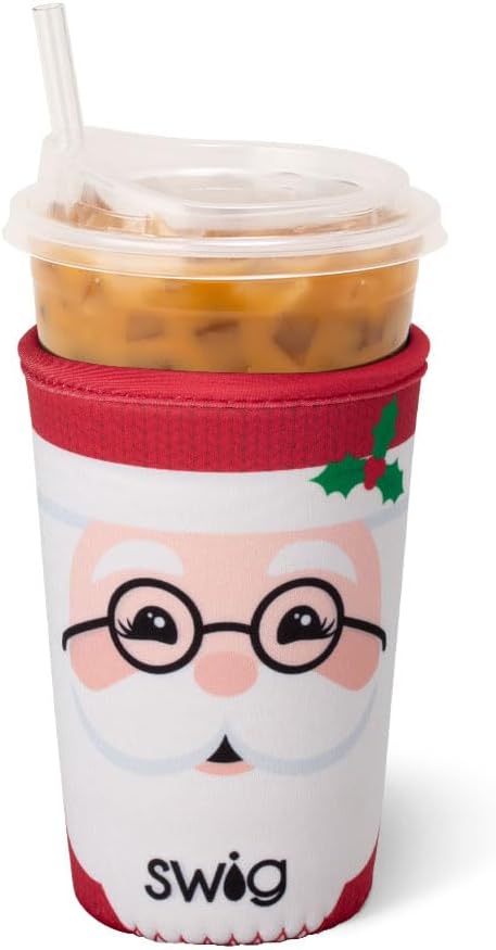Swig Life Medium Iced Cup Coolie, Standard 22oz Iced Coffee Cup Insulator Sleeve by SwigLife