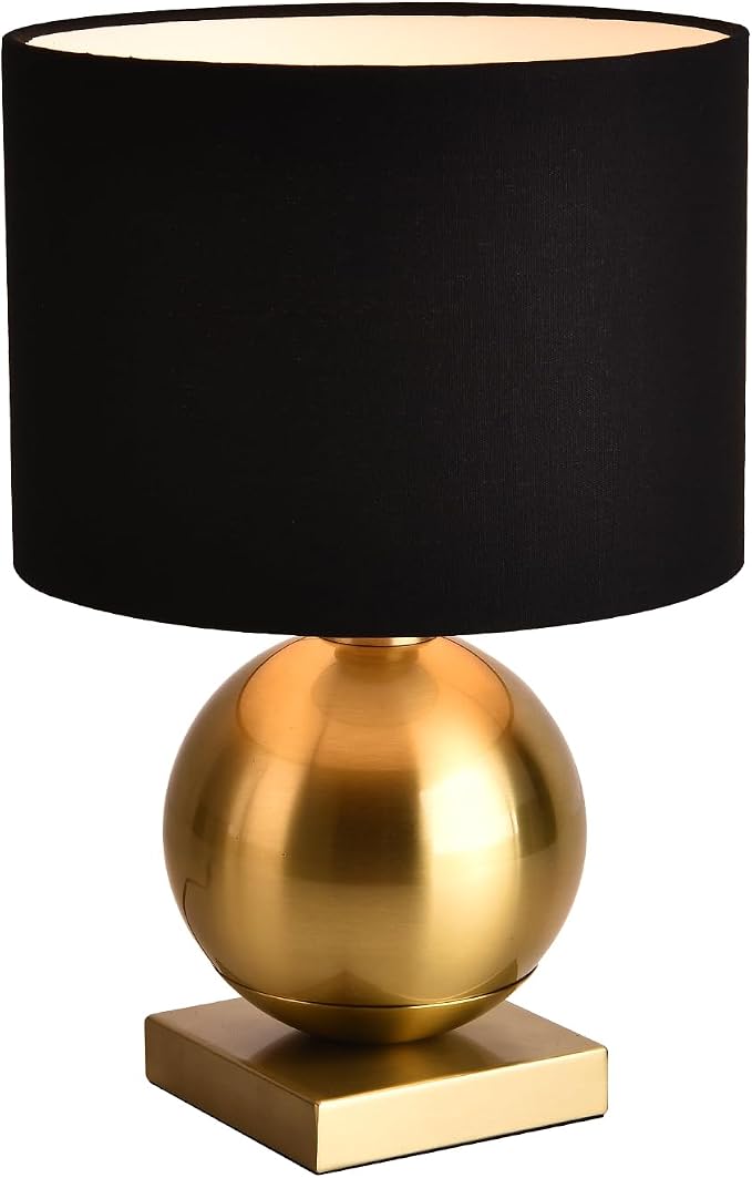 Gold Ball Modern Table Lamp, Mid Century Bedside Lamp Nightstand Light - Image 9