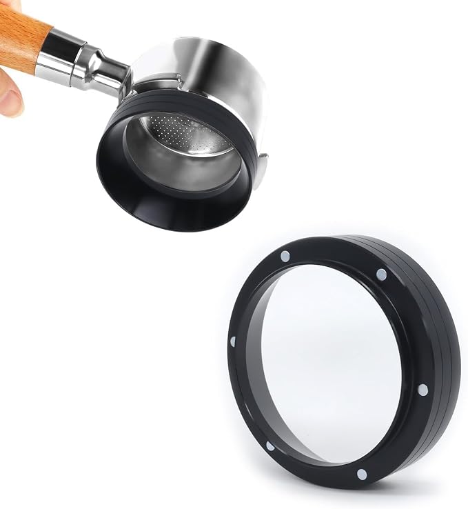 51mm Magnetic Espresso Dosing Funnel Lightweight Aluminum Coffee Dosing Ring - Image 3