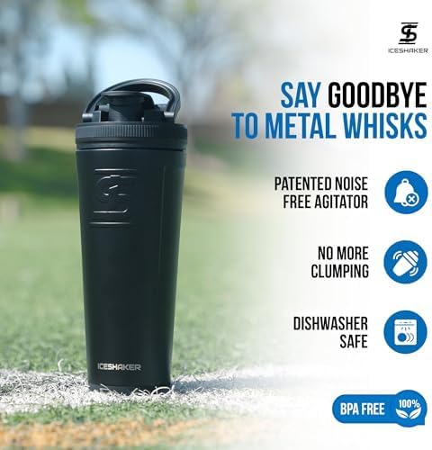 Ice Shaker Insulated Stainless Steel Shaker Bottle | 26oz - Image 4