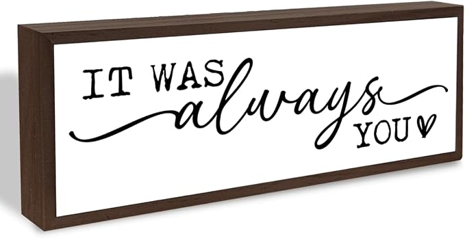Romantic Wood Sign, Tabletop Decors, Decorative Wooden Table Signs, Master by BQL