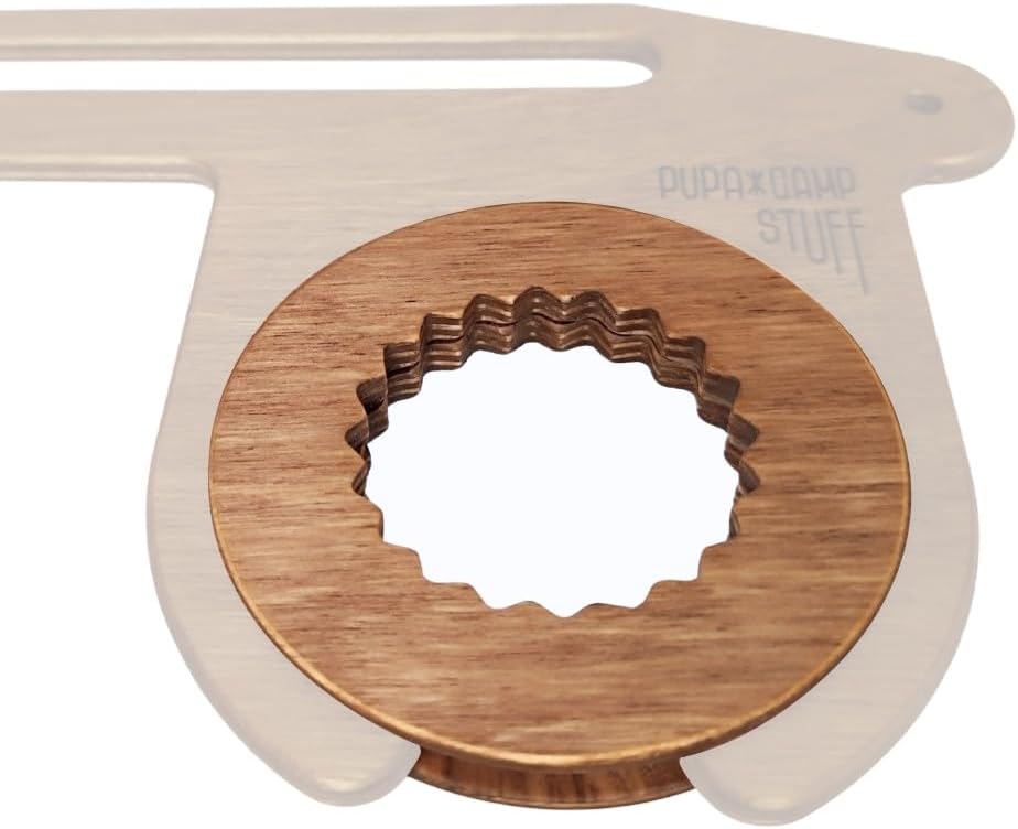 Magnetic Wooden Collar for ORIGAMI Dripper – Fits V2 Dripper Kit by PUPACAMP