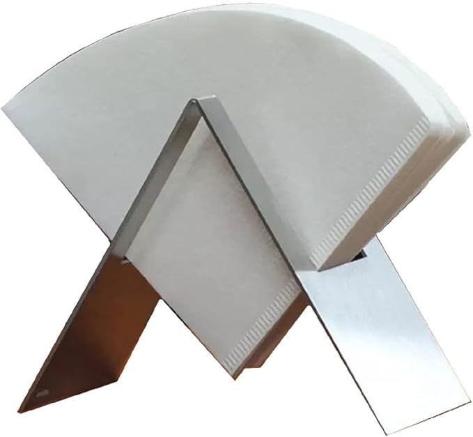 Coffee Filter Paper Holder, Stainless Steel Coffee Paper Storage Container by MIAOJIN