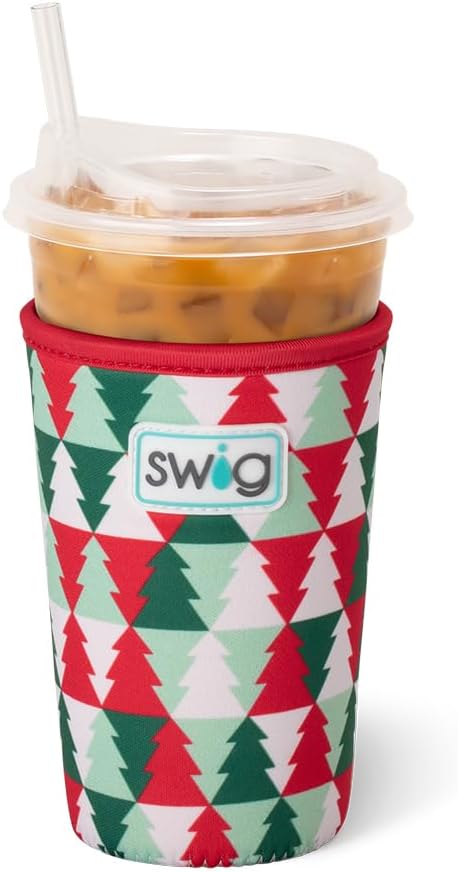 Swig Life Medium Iced Cup Coolie, Standard 22oz Iced Coffee Cup Insulator Sleeve by SwigLife