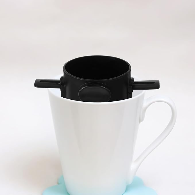 Stainless Steel Double Layer Collapsible Coffee Filter Funnel Portable Drip - Image 5