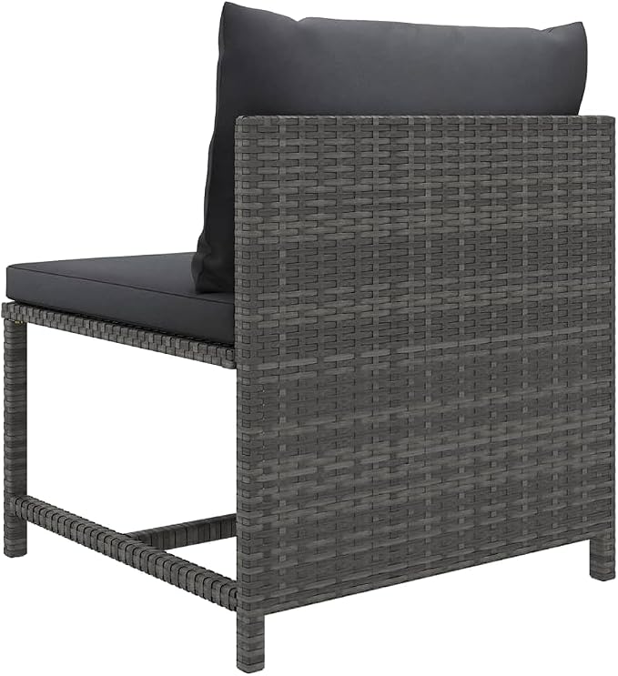 9-Piece Modular Garden Lounge Set, Sectional Outdoor Sofa - Image 7