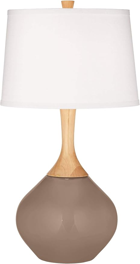 Color + Plus Wexler 31" Tall Large Teardrop Mid Century Modern End Table Lamp - Image 2