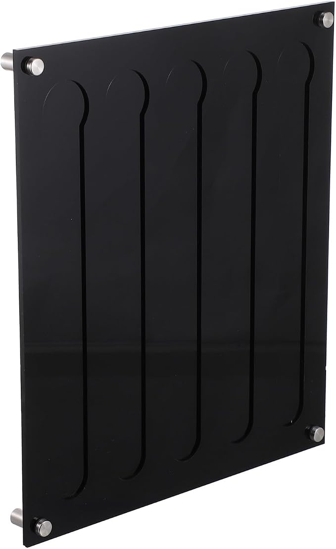 Wall-mounted Coffee Capsules Display Stand 3mm Black Acrylic Coffee Pod Holder by WATIIFUFU