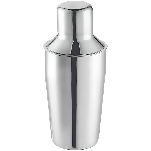 OCS Parts 3-Piece Stainless Steel Cocktail Shaker | 12-Ounce | Makes Perfect - Image 4
